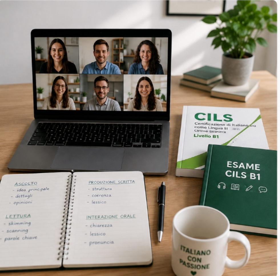 Materiali e lezioni online per la preparazione all'esame CILS B1